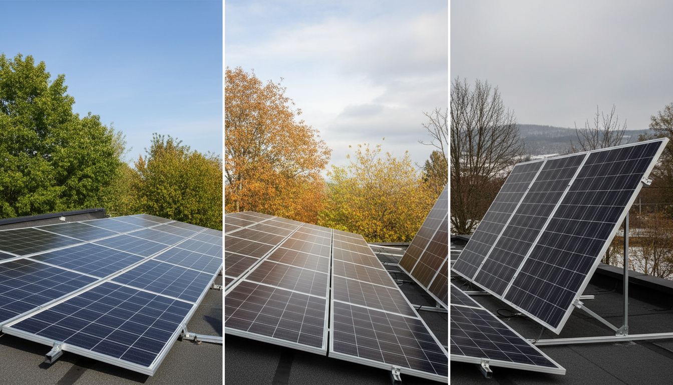 découvrez comment ajuster l'angle optimal de vos panneaux solaires selon les saisons pour maximiser leur efficacité et produire plus d'énergie toute l'année.