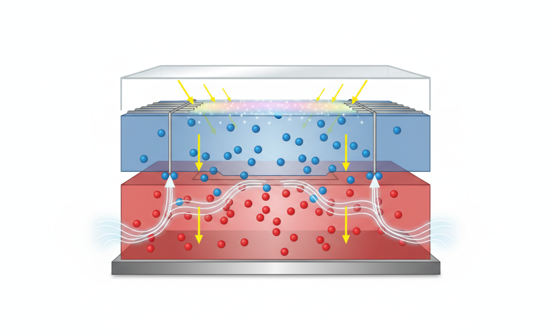 découvrez le schéma détaillé et le fonctionnement d'une cellule photovoltaïque, élément clé pour la conversion de l'énergie solaire en électricité.