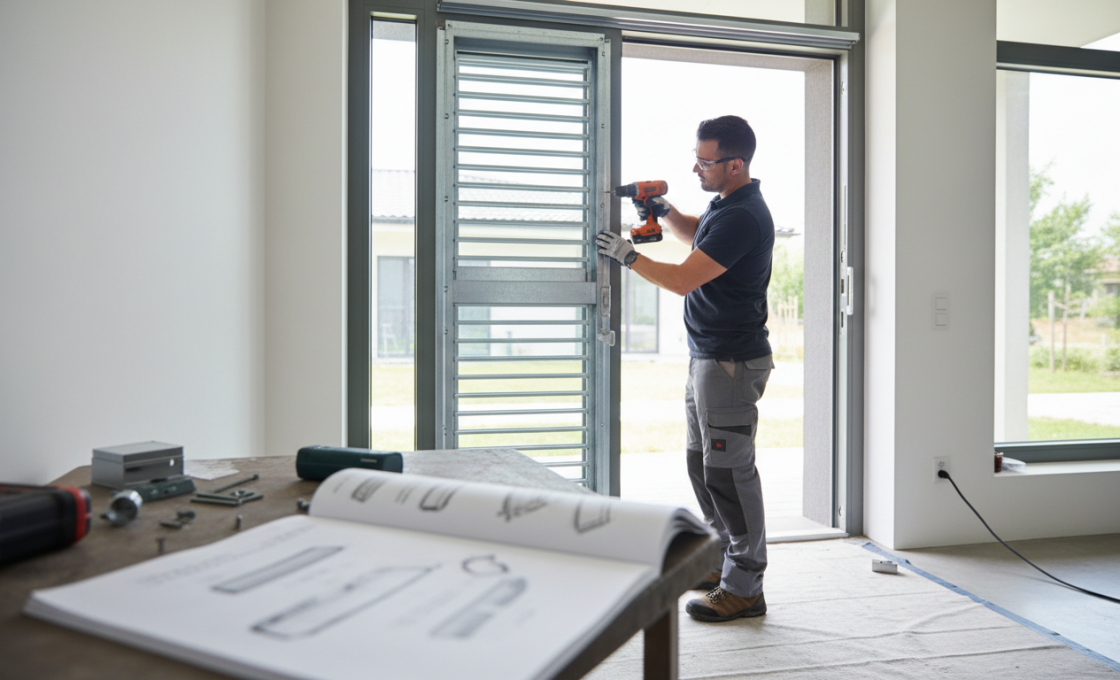 découvrez comment installer un rideau métallique étape par étape grâce à notre guide complet basé sur le manuel d'installation officiel.