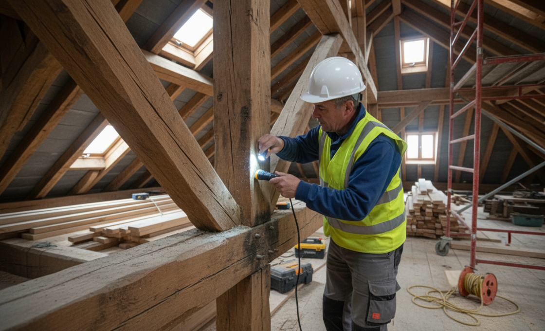 découvrez les méthodes essentielles pour l'évaluation et le diagnostic des charpentes bois, accompagnées de conseils pratiques pour assurer leur durabilité et sécurité.