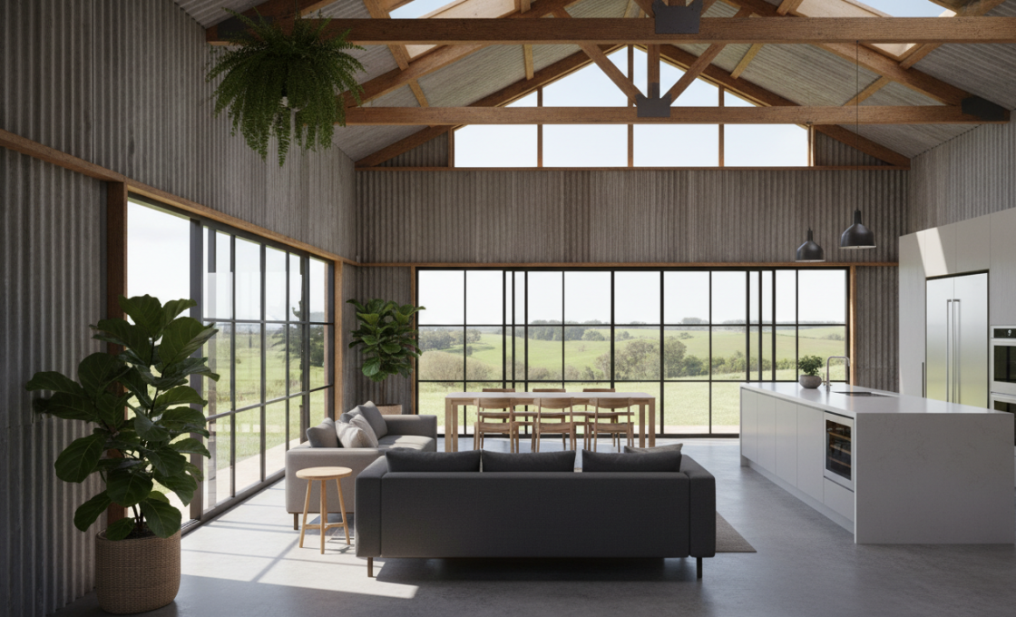 découvrez comment transformer un hangar agricole en un espace de vie moderne et fonctionnel, alliant charme rustique et confort contemporain.