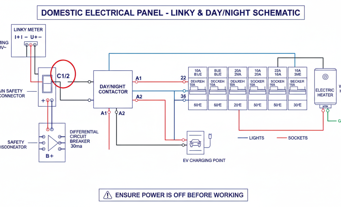 découvrez les étapes faciles pour brancher votre compteur linky avec les options jour/nuit c1/c2 et optimiser votre consommation d'énergie.