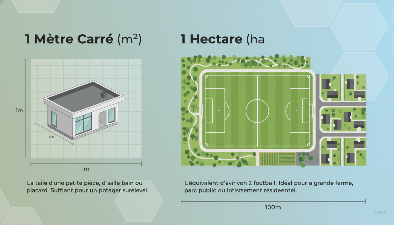 découvrez comment convertir facilement une surface de 2000 m² en hectares grâce à notre guide pratique et détaillé.