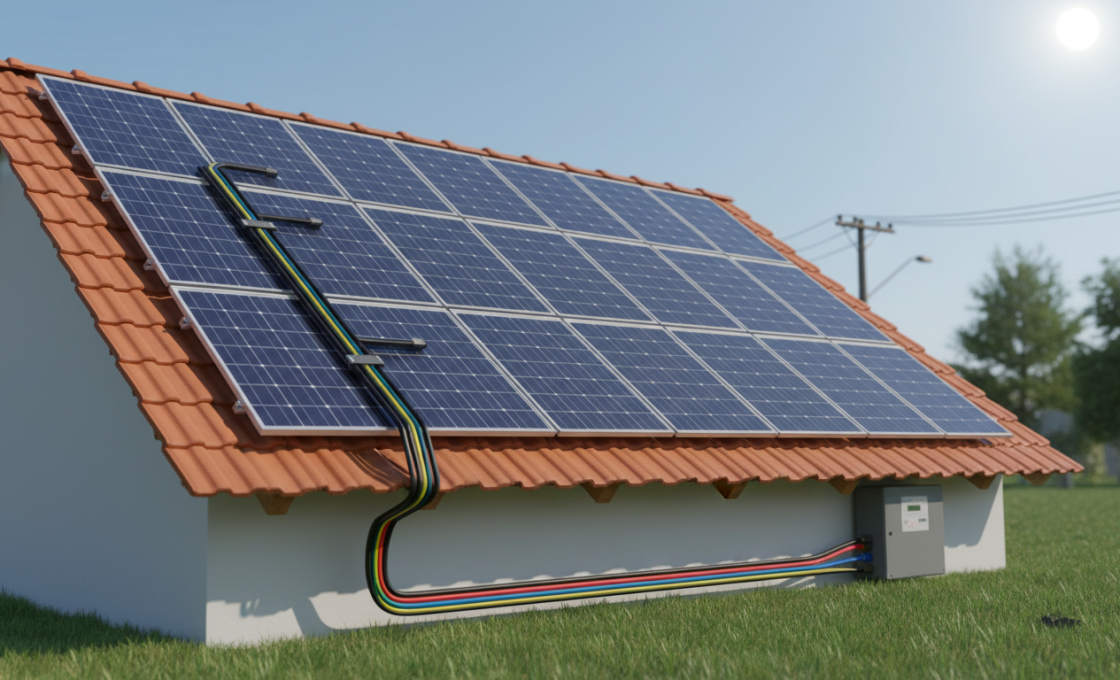 découvrez un schéma simplifié pour l'installation photovoltaïque triphasée, essentiel pour comprendre et optimiser votre système d'énergie solaire.