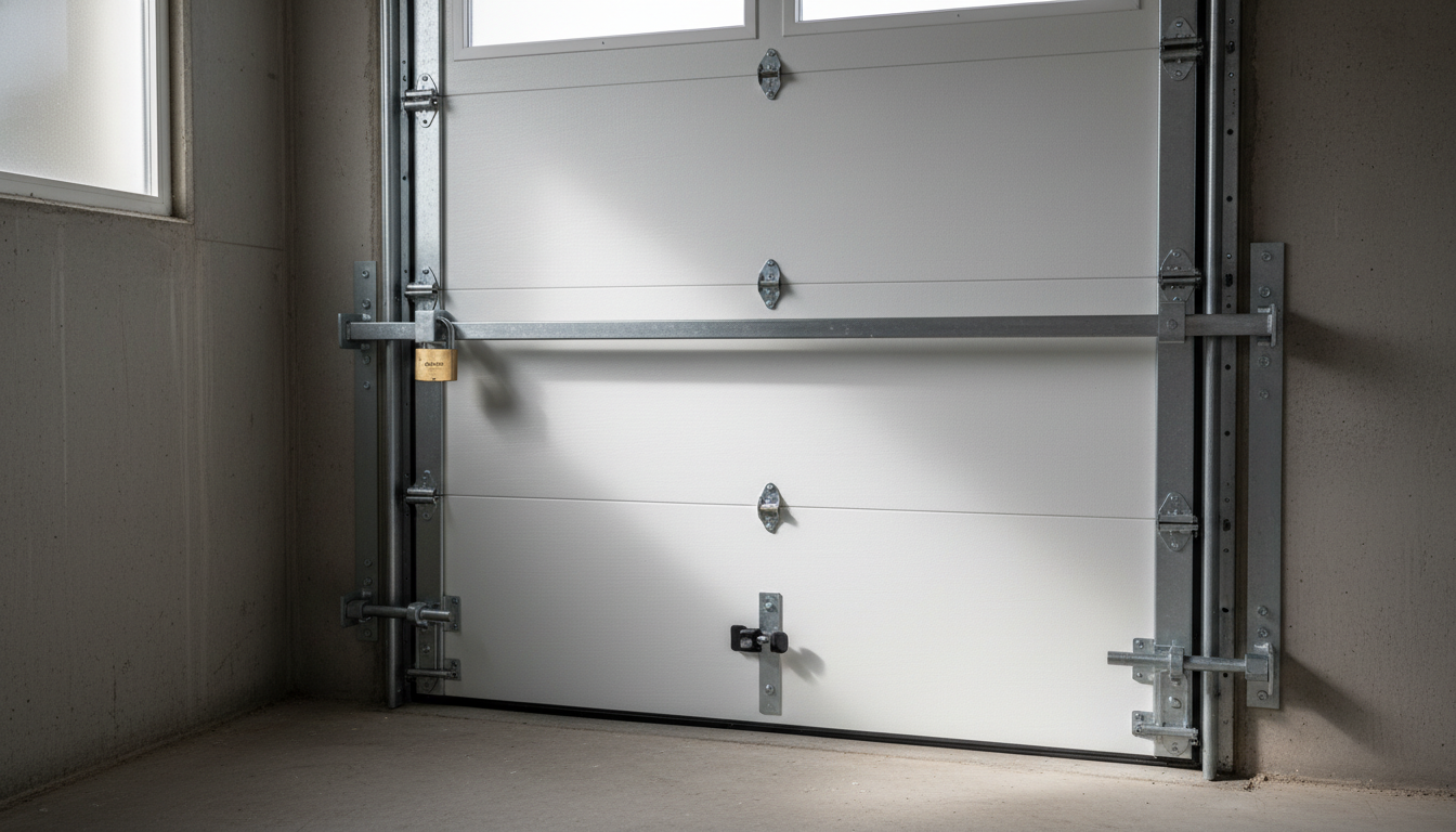 découvrez les méthodes efficaces et sécurisées pour bloquer une porte de garage sectionnelle, protégeant ainsi votre garage contre les intrusions et assurant une meilleure sécurité.