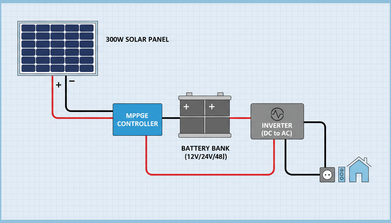 découvrez combien de batteries sont nécessaires pour un panneau solaire de 300w et optimisez votre installation solaire pour une performance maximale.
