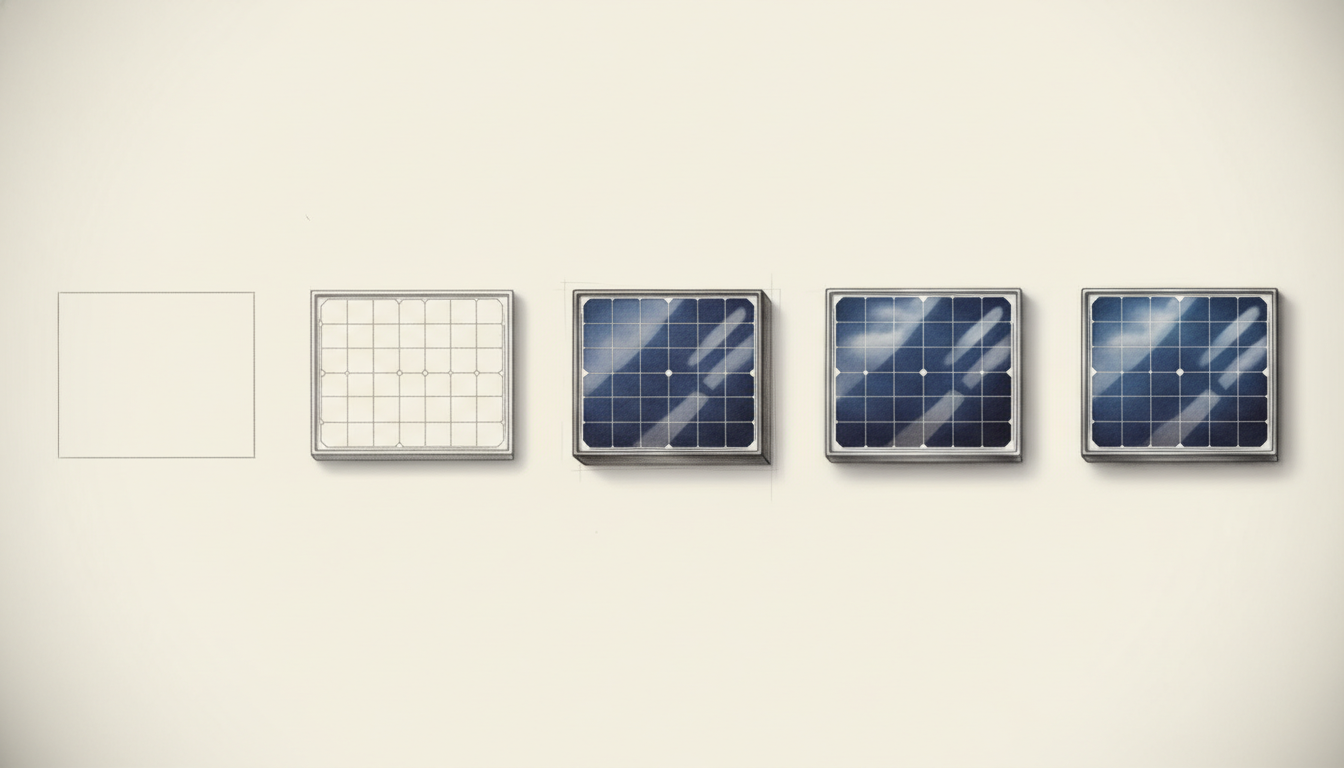 apprenez à dessiner un panneau solaire en 5 étapes simples avec ce guide facile à suivre, idéal pour débutants et passionnés d'énergie renouvelable.
